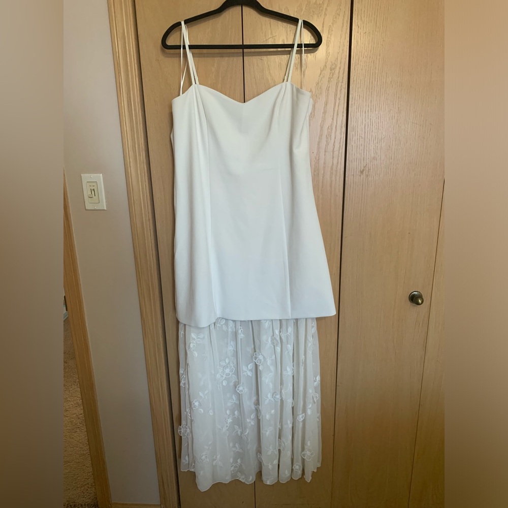 Abercrombie & Fitch White Floral Maxi Dress